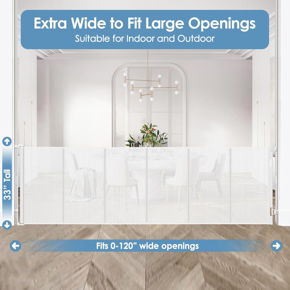 Borthmiu extra-wide mesh close-up highlights durable reinforced rods preventing underneath passage.