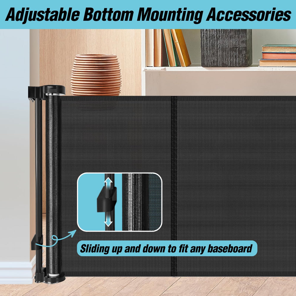 Borthmiu floor-adhesive-hook-use secures pets from crawling underneath