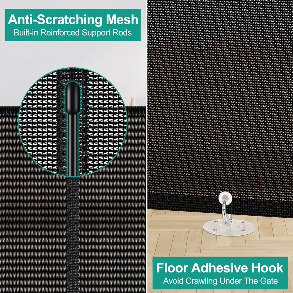 Borthmiu scratch-resistant mesh guards against tears from small dogs