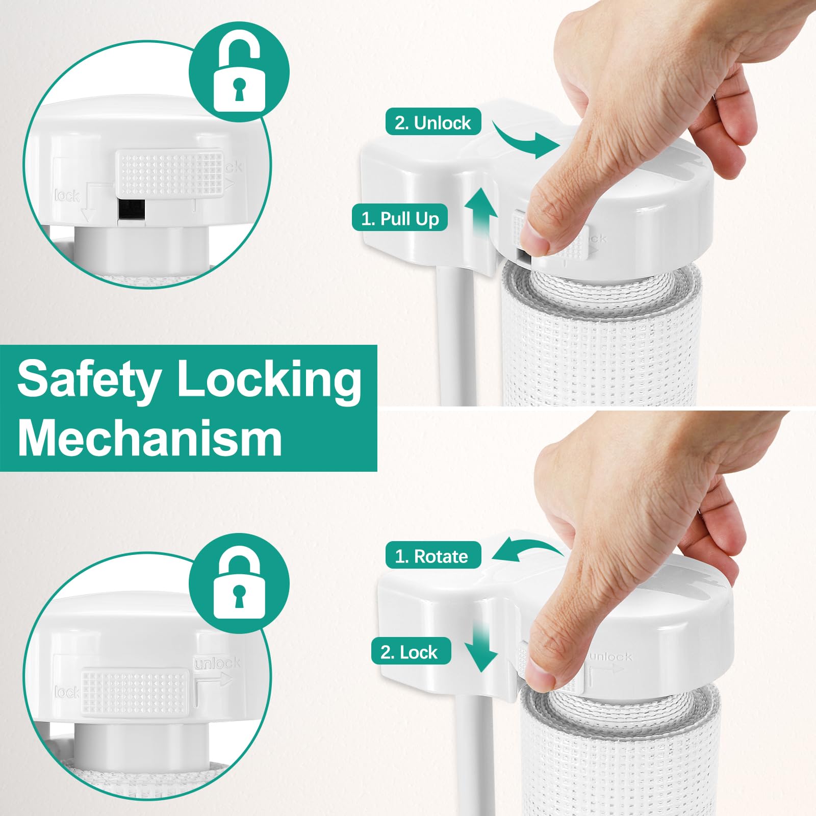 Borthmiu step-over design enables easy passage for adults while containing pets.