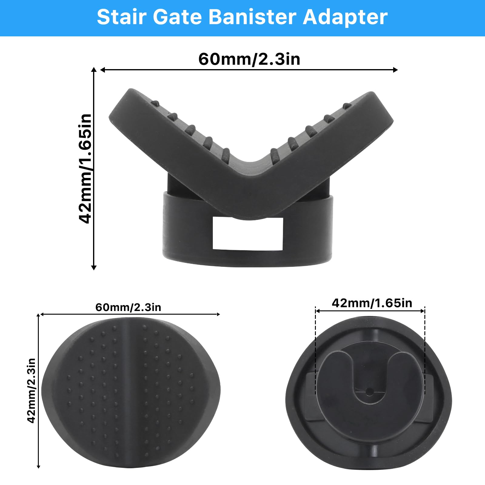 Borthmiu two pack provides extra adapters for four installation points