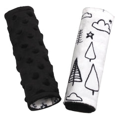 Boryokun car seat strap covers velvet-side for gentle comfort