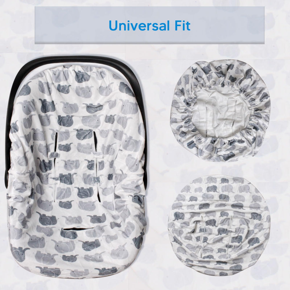 Boryokun skin-friendly material keeps baby warm and comfortable during rides.