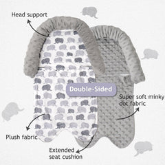 Boryokun strap covers protect delicate skin from seat belts
