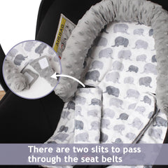 Boryokun Velcro-upgraded head support stays in place during use