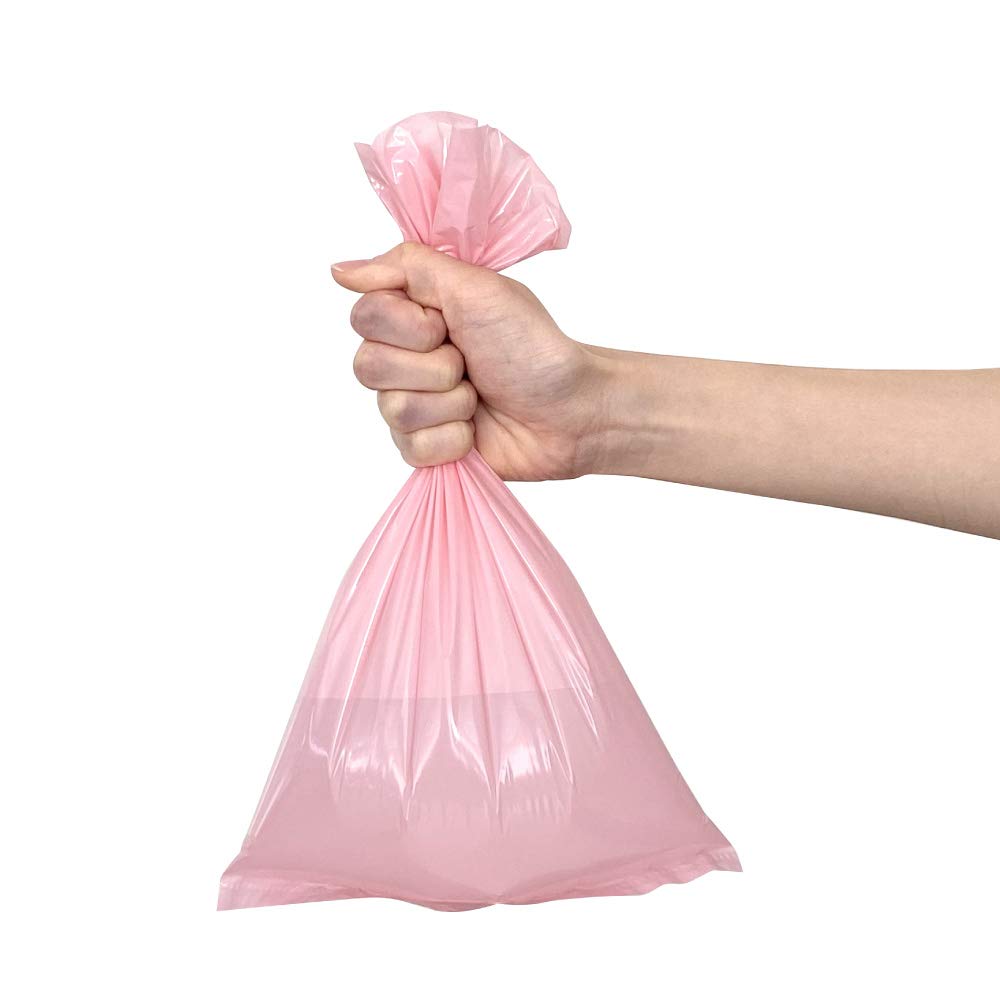Opaque white BOS bags show privacy while sealing odors effectively