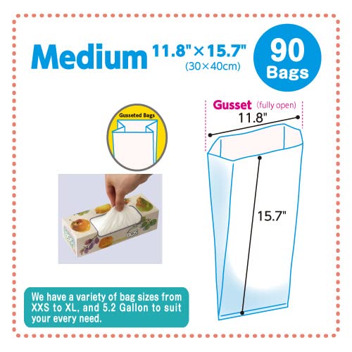 BOS Amazing Odor Sealing Bags being dispensed from the box enables quick disposal.