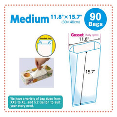 BOS Amazing Odor Sealing Bags being dispensed from the box enables quick disposal.