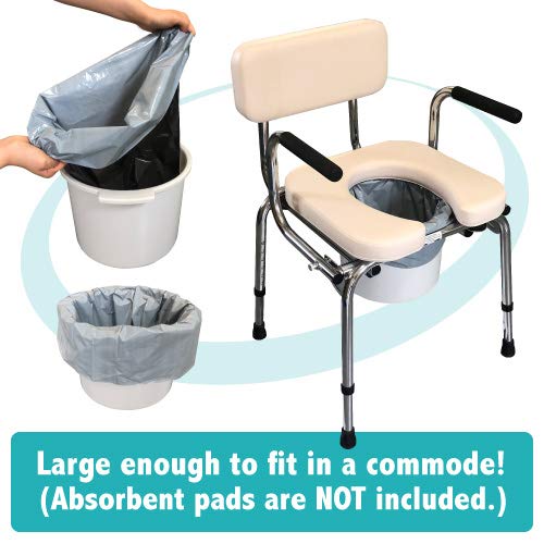 BOS Amazing odor-sealing bags reveal opaque-black interior for privacy.