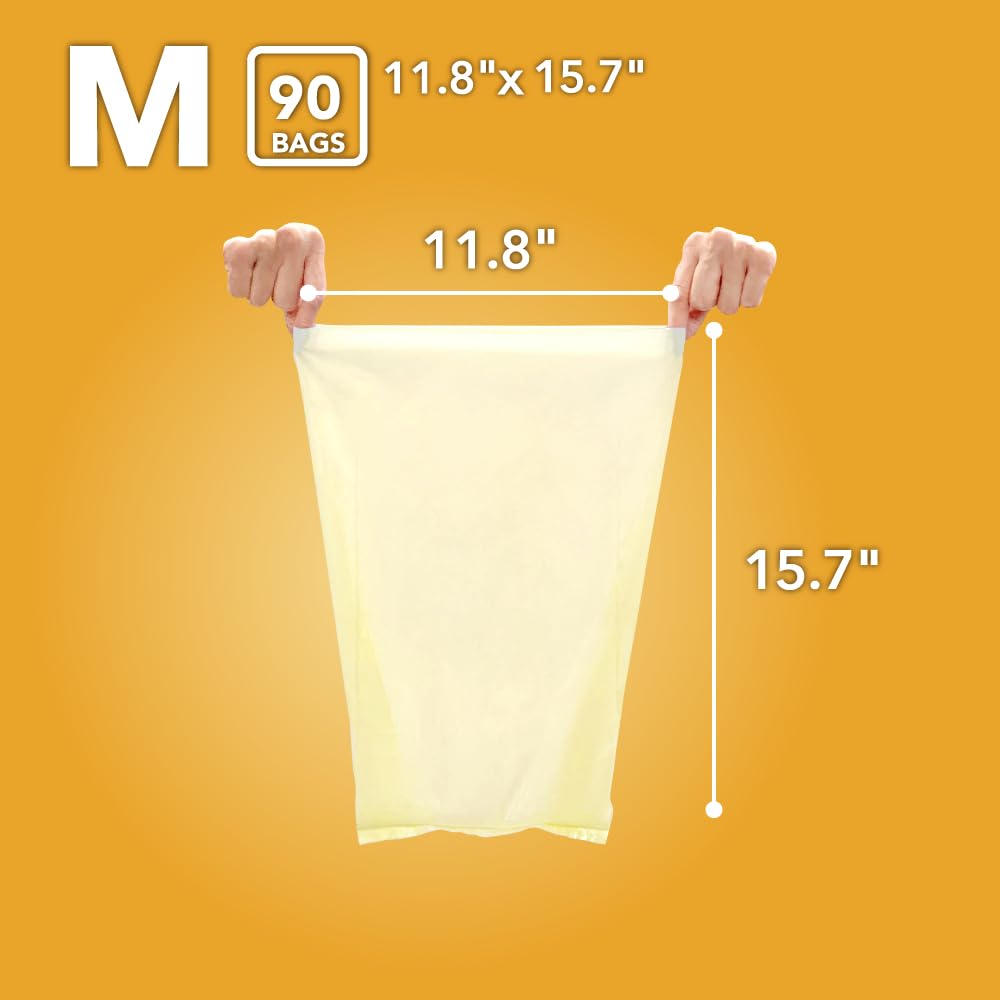 BOS cream-yellow compact design fits neatly under sinks.
