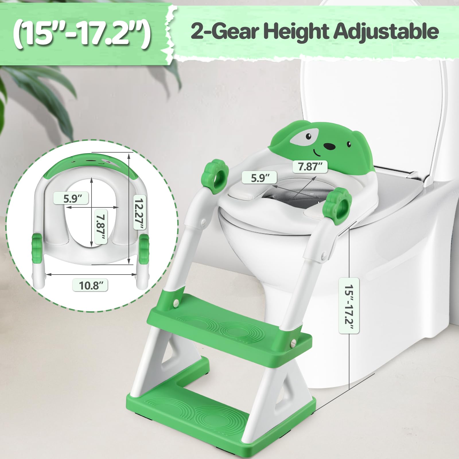 BOSEDSANG foldable design saves bathroom space when not in use.