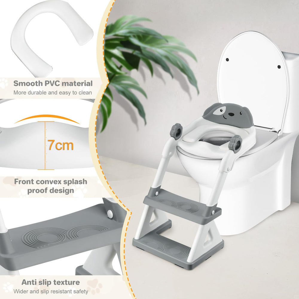 BOSEDSANG height-adjustable toddler stool adapts as child grows.