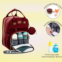 Bosi Bozi Eco Ouverture 15-pocket layout keeps outings organized.