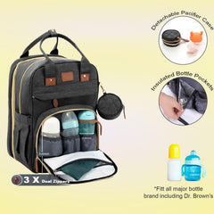 BosiBozi ECO Ouverture bottle pockets keep milk warm or cool.