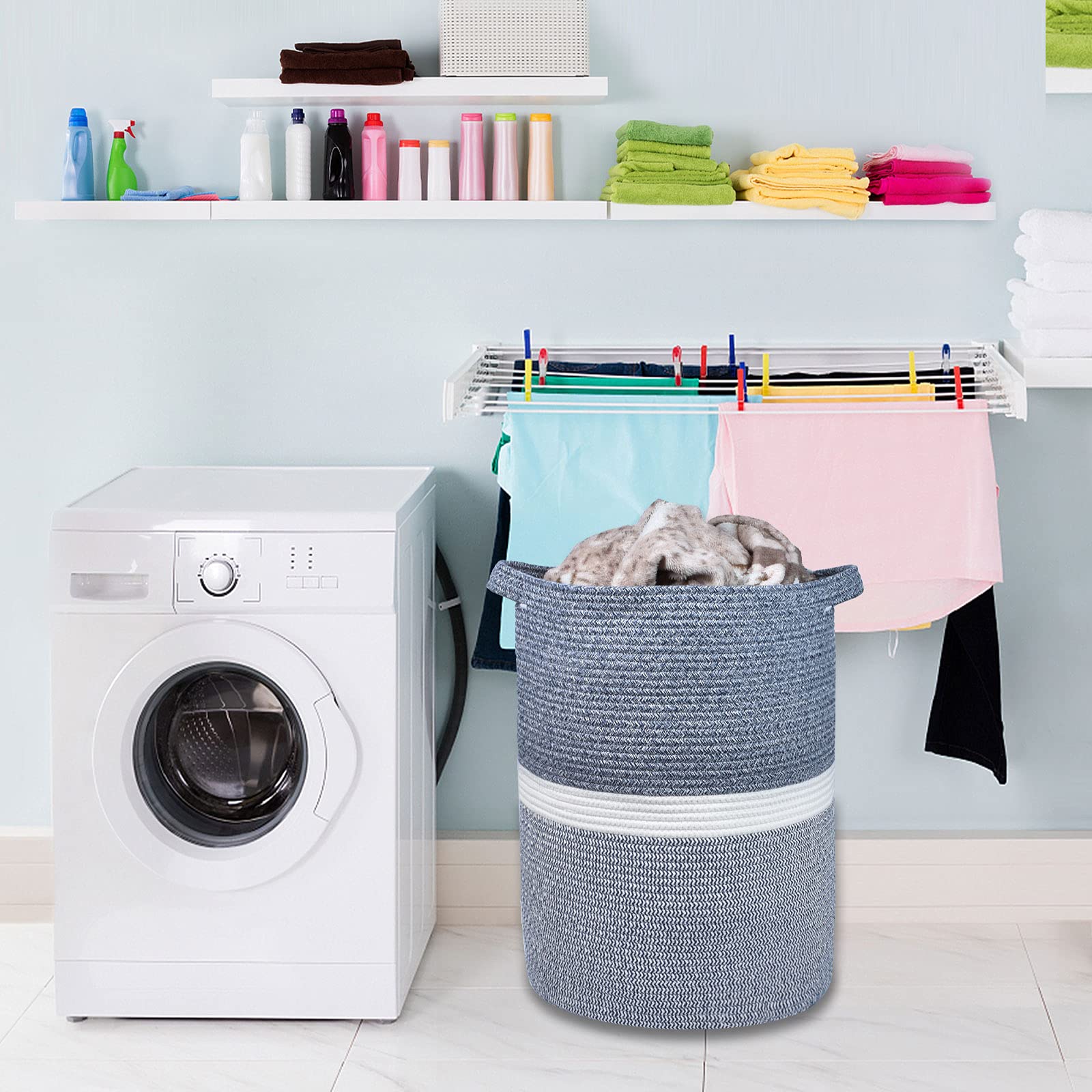 BOSROTY decorative storage basket suitable for nursery or living space