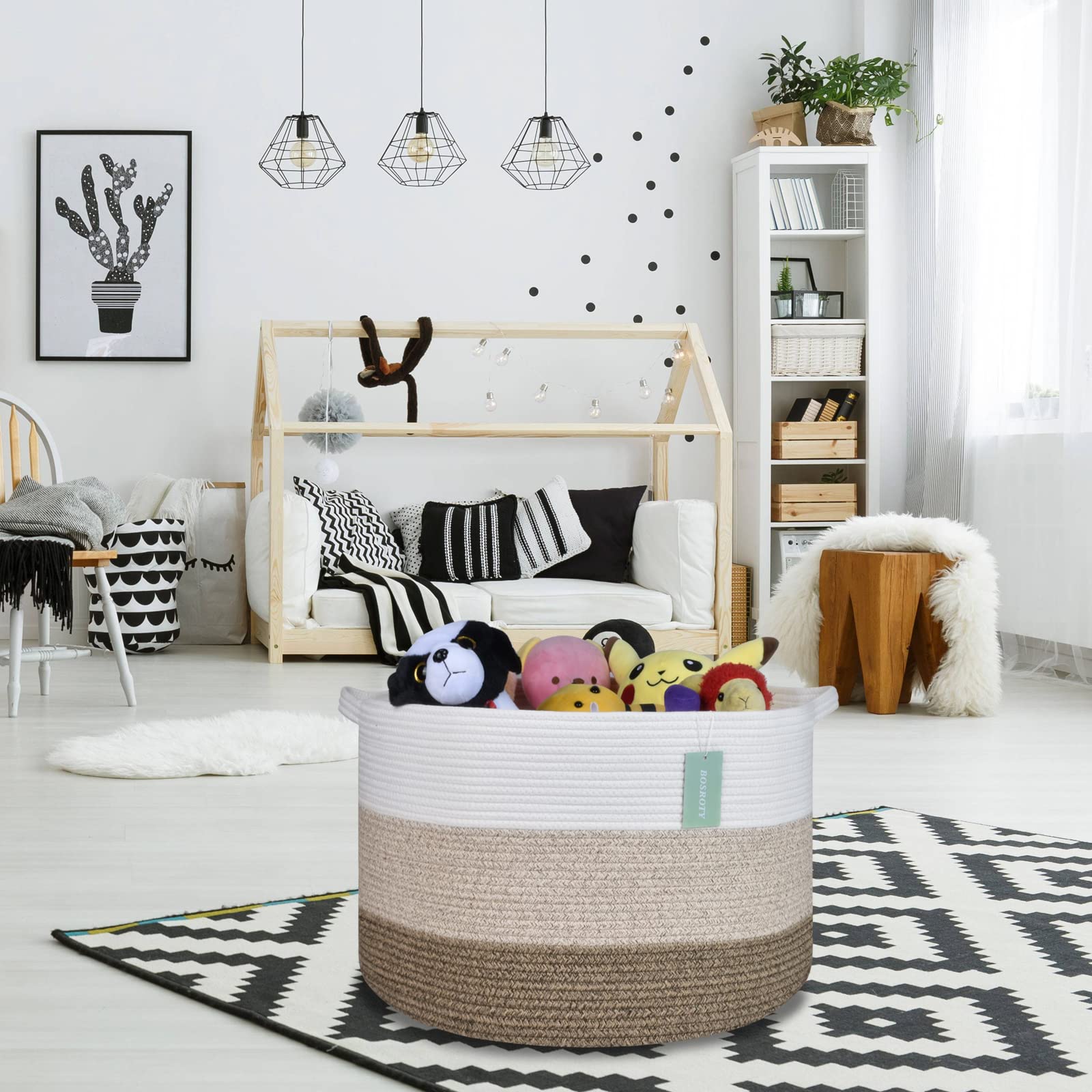 BOSROTY decor-friendly storage basket adds subtle style to bedrooms
