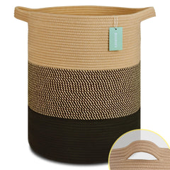 BOSROTY large blanket basket 72L offers spacious blanket storage