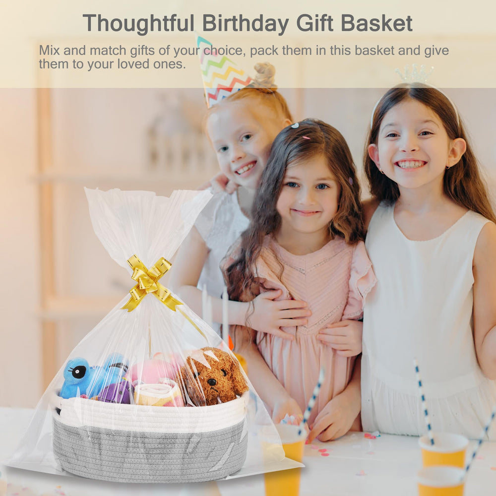 BOSROTY multifunctional storage basket – ideal for keys, wallets, toys, and remotes.