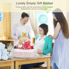 BOSROTY cotton rope basket, natural and skin-friendly for everyday use.