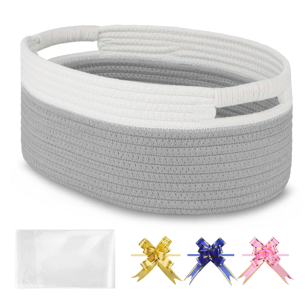 BOSROTY small woven basket gift bags – display ready for gifting and elegant presentation.