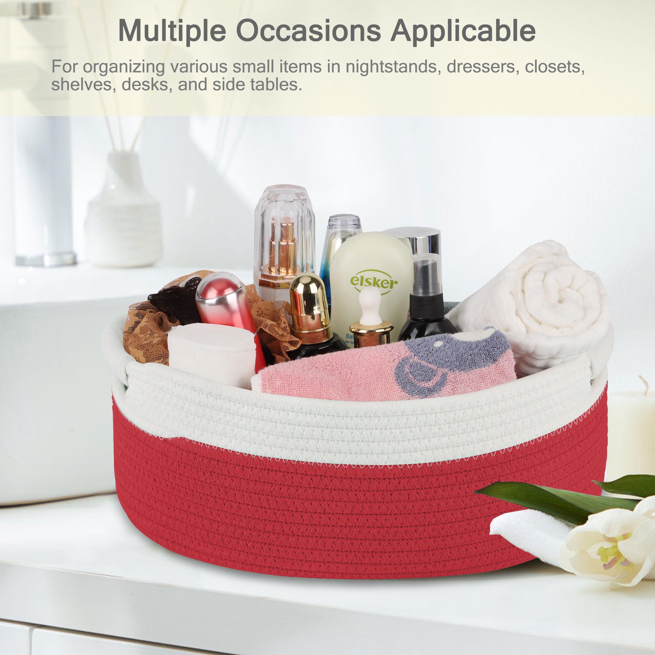 BOSROTY pet toy basket ideal for cats and dogs' playthings