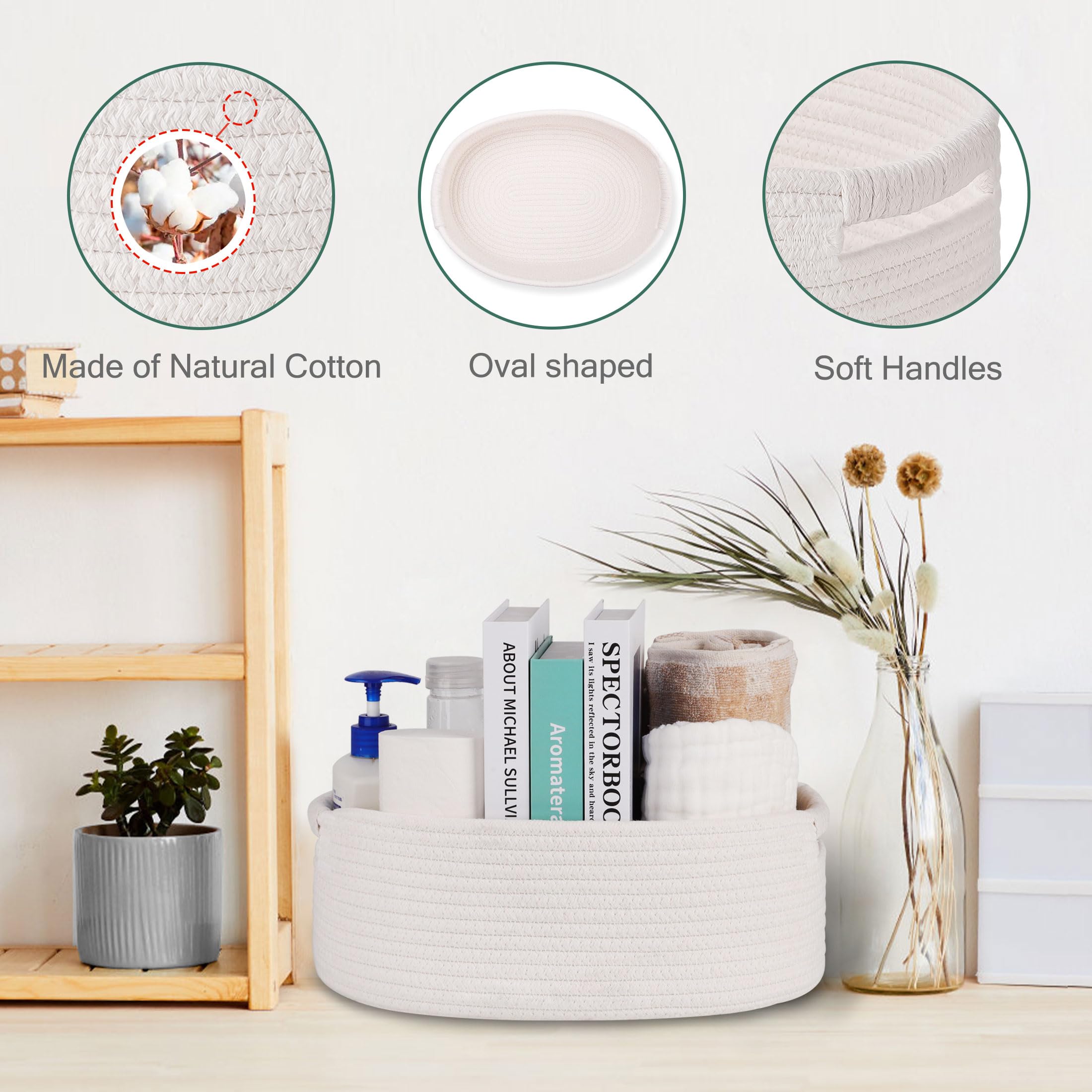 BOSROTY basket used as toy storage for kids' rooms.