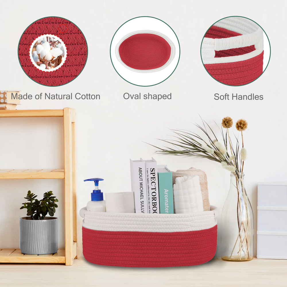 BOSROTY toy storage basket suitable for kids' toys and books