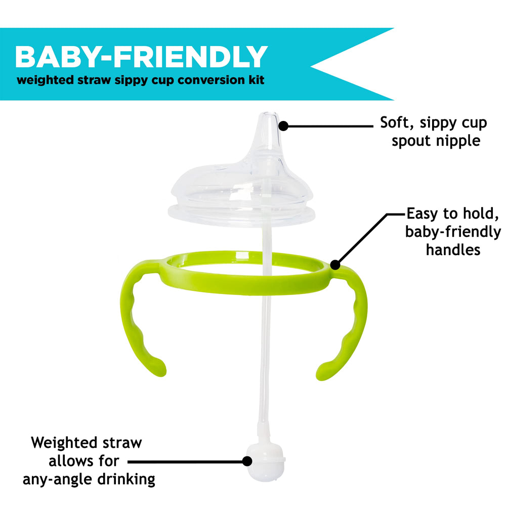 Botabee Comotomo bottle compatibility in green supports flexible switching