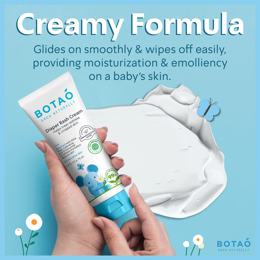 BOTAO hypoallergenic fragrance-free formula label supports sensitive skin care