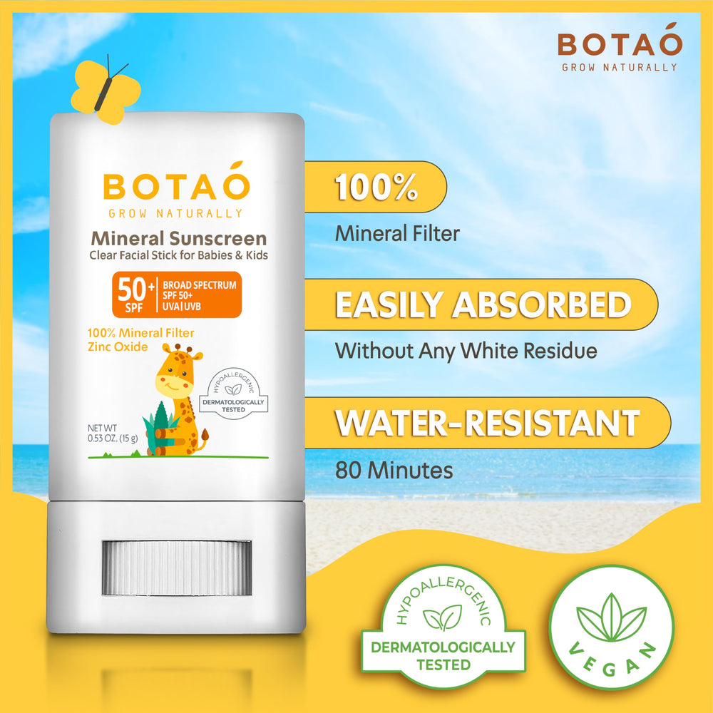 Botao sunscreen stick shows water resistance suitable for swimming and play