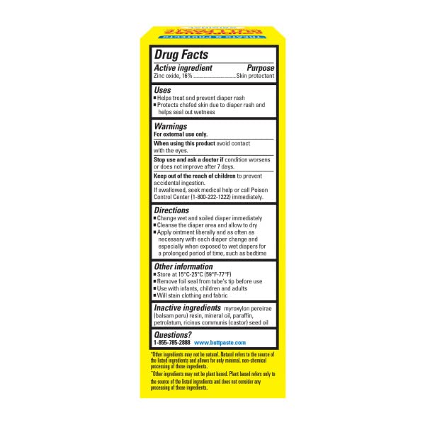 Boudreaux's Butt Paste tube demonstrates easy application during diaper changes.