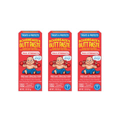 Boudreaux's Butt Paste Maximum Strength tube front shows barrier protection for irritated diaper area.