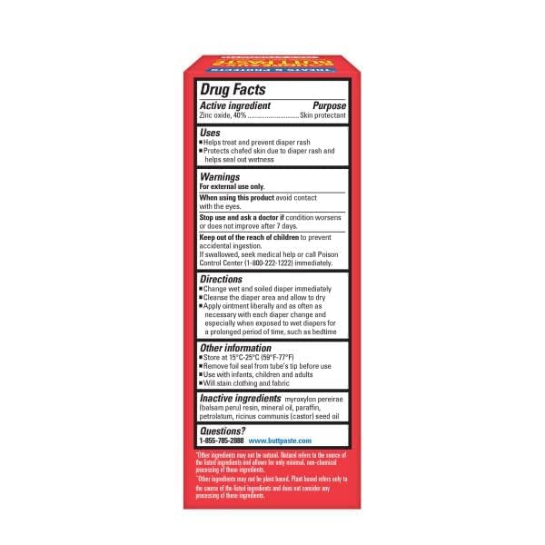Boudreaux's Butt Paste Maximum Strength zinc-oxide graphic communicates strong barrier and overnight protection.