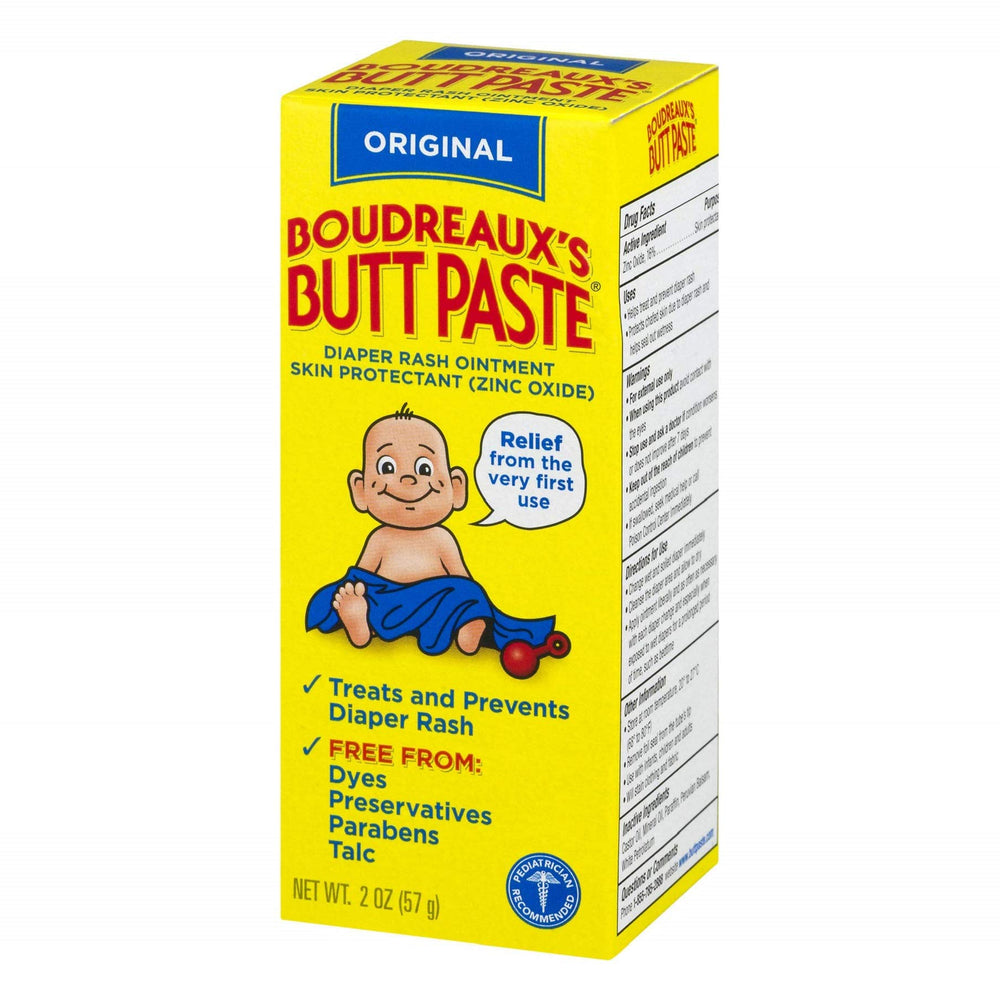 Boudreaux's Butt Paste original formula tube close-up highlighting label and texture