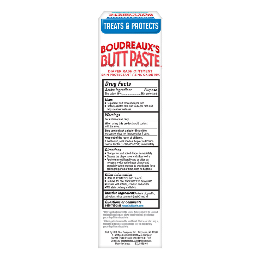 Boudreaux's Butt Paste pediatrician-recommended ointment trusted by families.