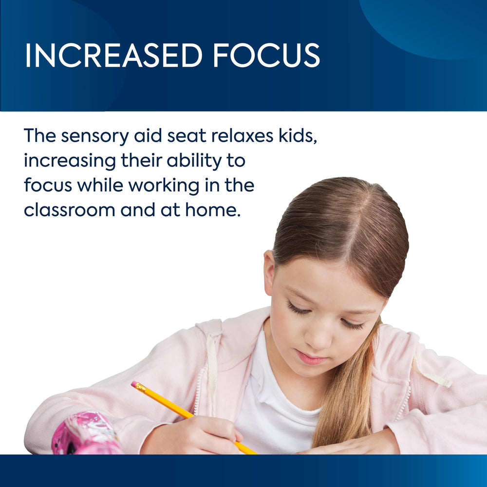 BouncyBands Sit & Twist Cushion vinyl cover is easy to wipe clean.