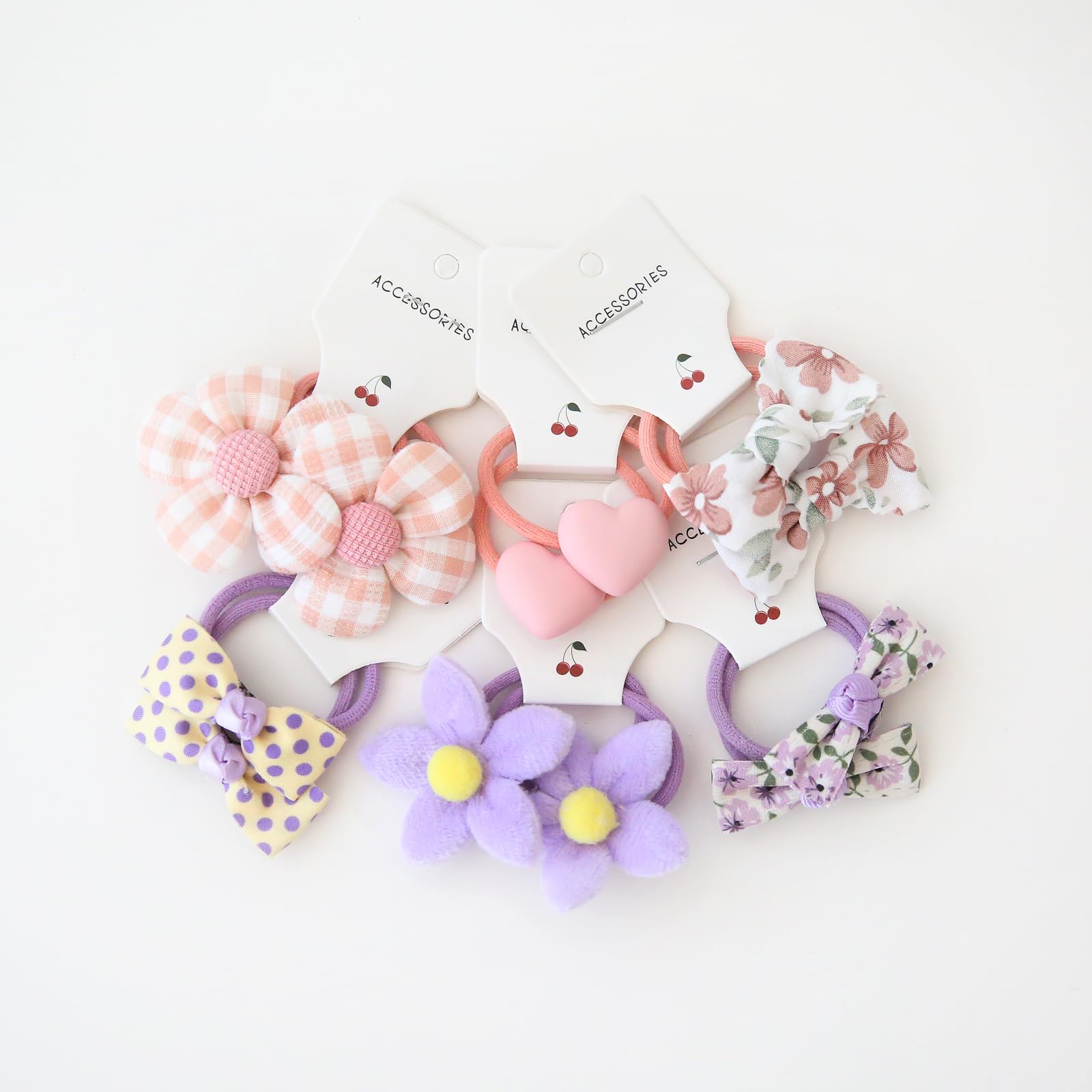 BOUNIQ baby girls hair accessories bows in assorted colors for outfits.