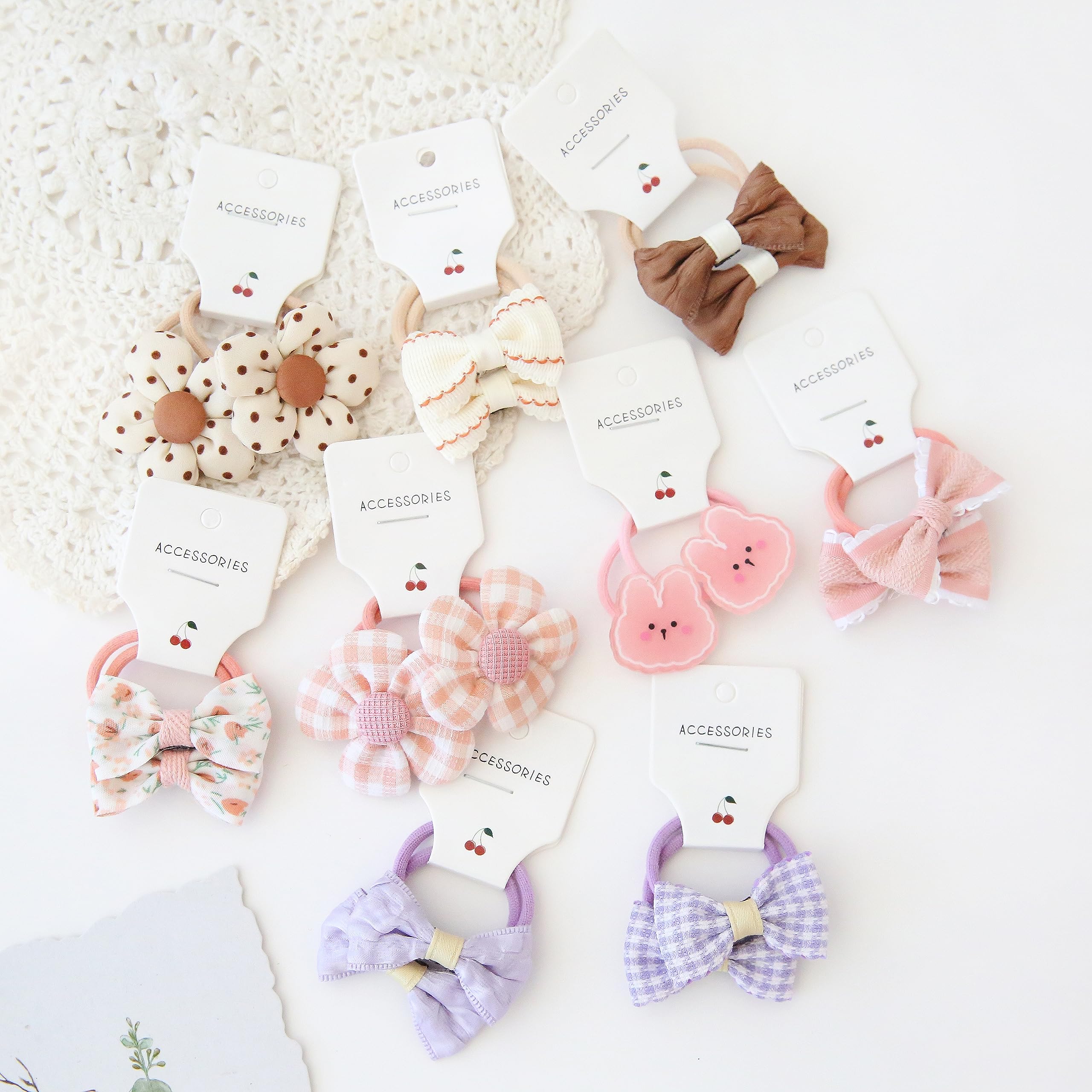 BOUNIQ bows in solid, floral, polka dot styles for everyday wear.