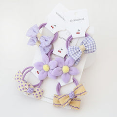 BOUNIQ toddler ponytail holders with 1.2-inch diameter for small-haired kids.