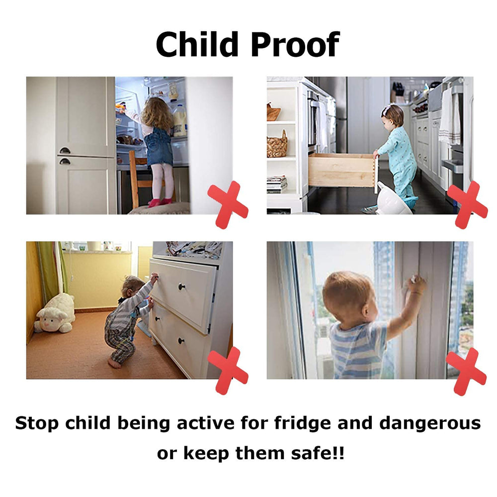 bouti1583 child safety lock on cabinet—prevents access to hazardous items.