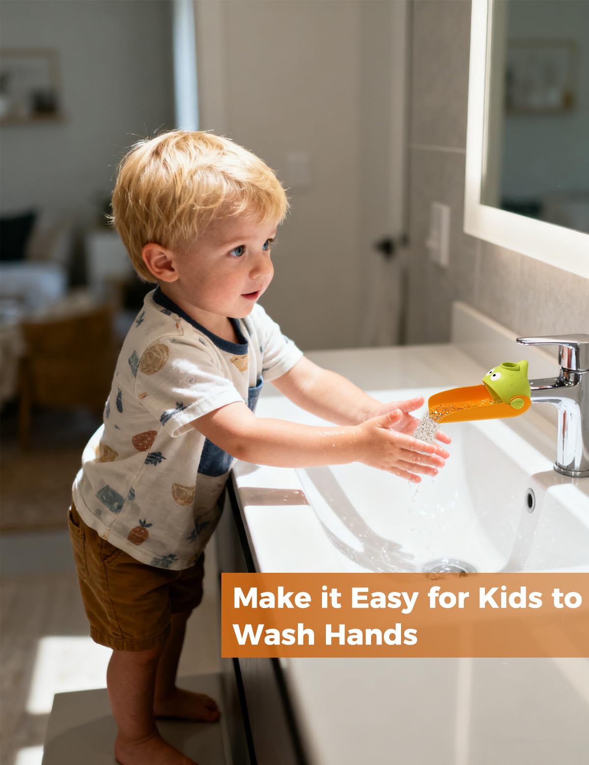 BOVELLA faucet extender detachable cleaning design for easy maintenance