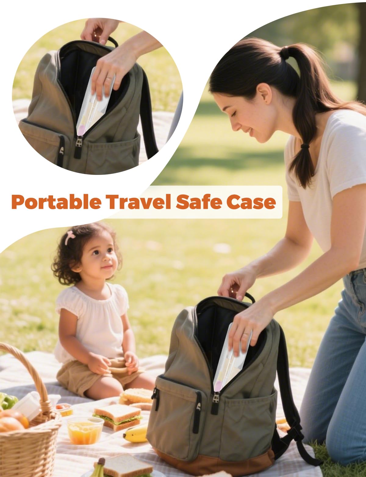 BOVELLA BPA-free silicone handles and rust-resistant materials for safe use.