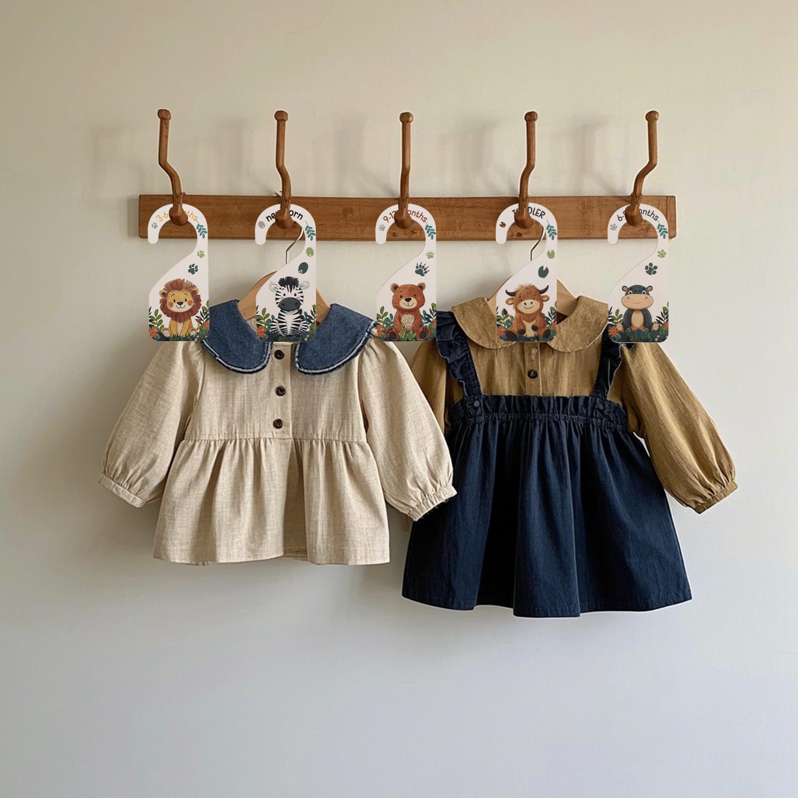 BOXOB age-range labels help locate the right size quickly