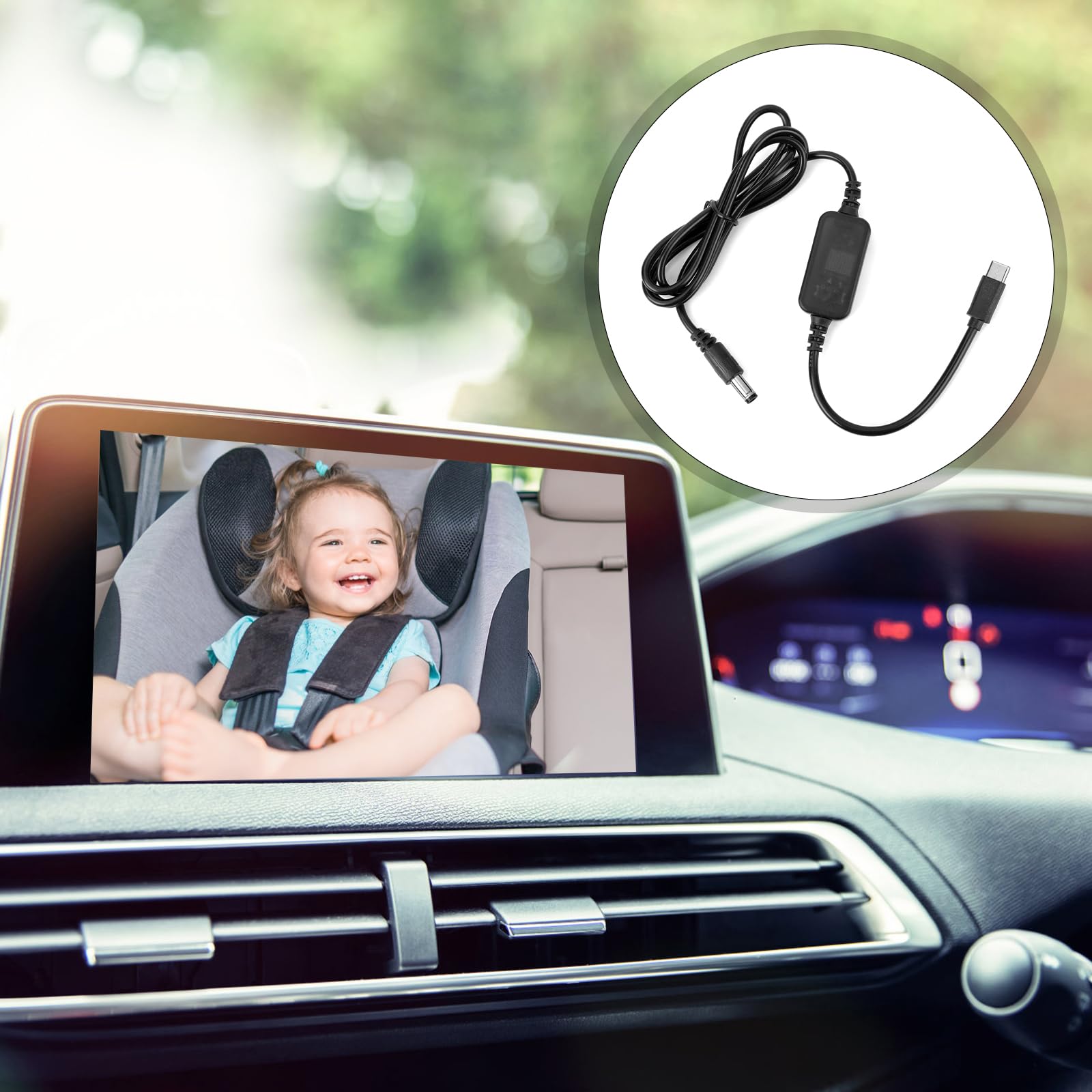 BOXOB cigarette-lighter port compatibility provides quick in-car power.