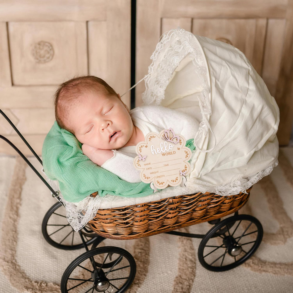 BOXOB baby shower decor wooden sign adds charm to celebrations and nurseries.
