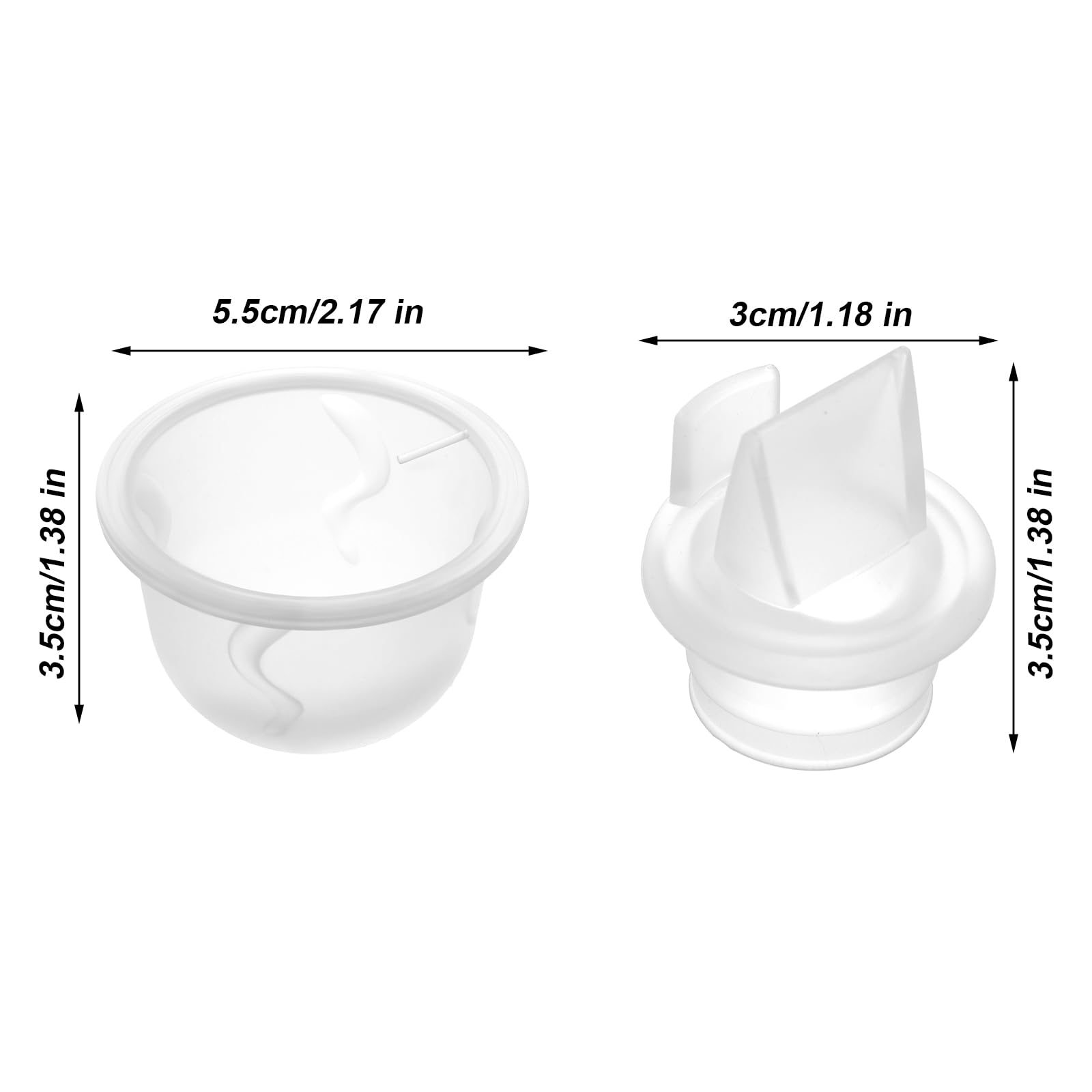 BOXOB duckbill valve 3x3.5 cm for smooth milk flow and easy cleaning