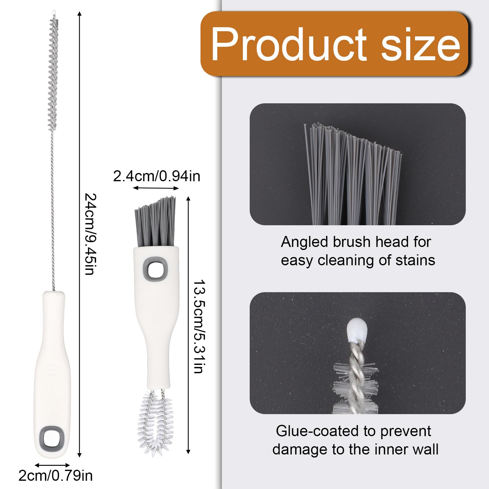 Boxob multi-cleaning tool for baby bottles tumblers and tea pots