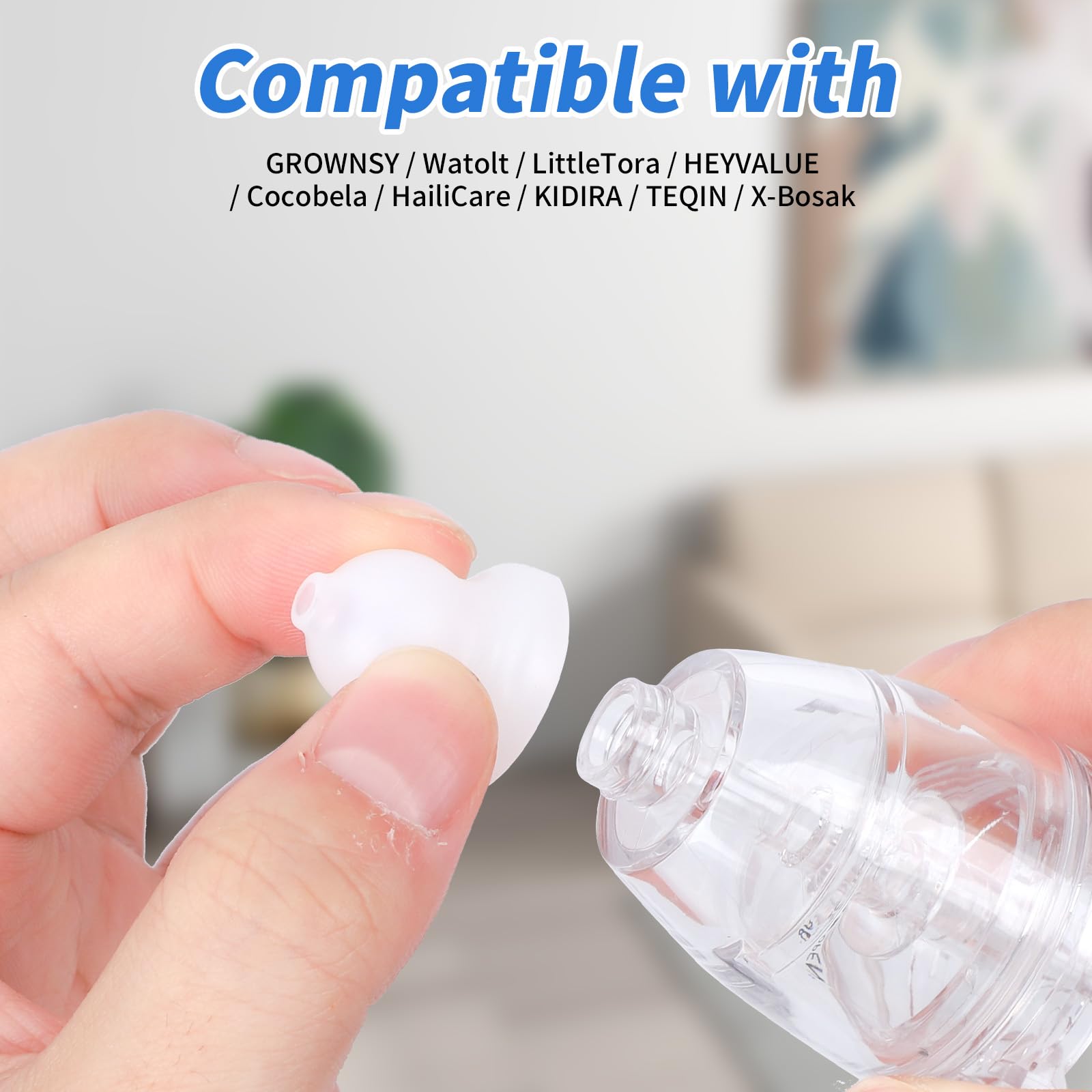 BOXOB 3-pack tips include gourd, funnel, and flat heads for versatile care