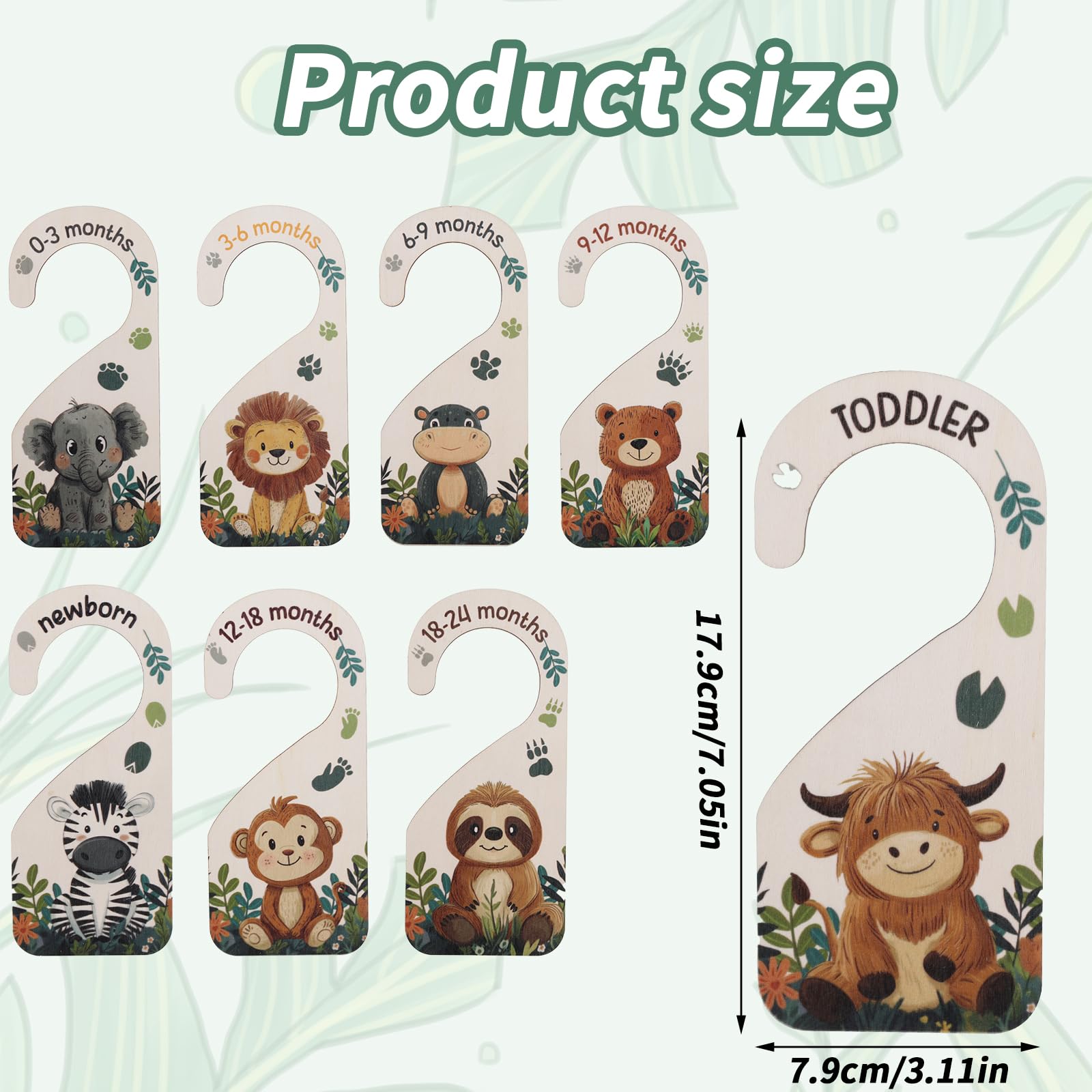 BOXOB newborn to 24 months closet dividers maximize space and quick outfit finding