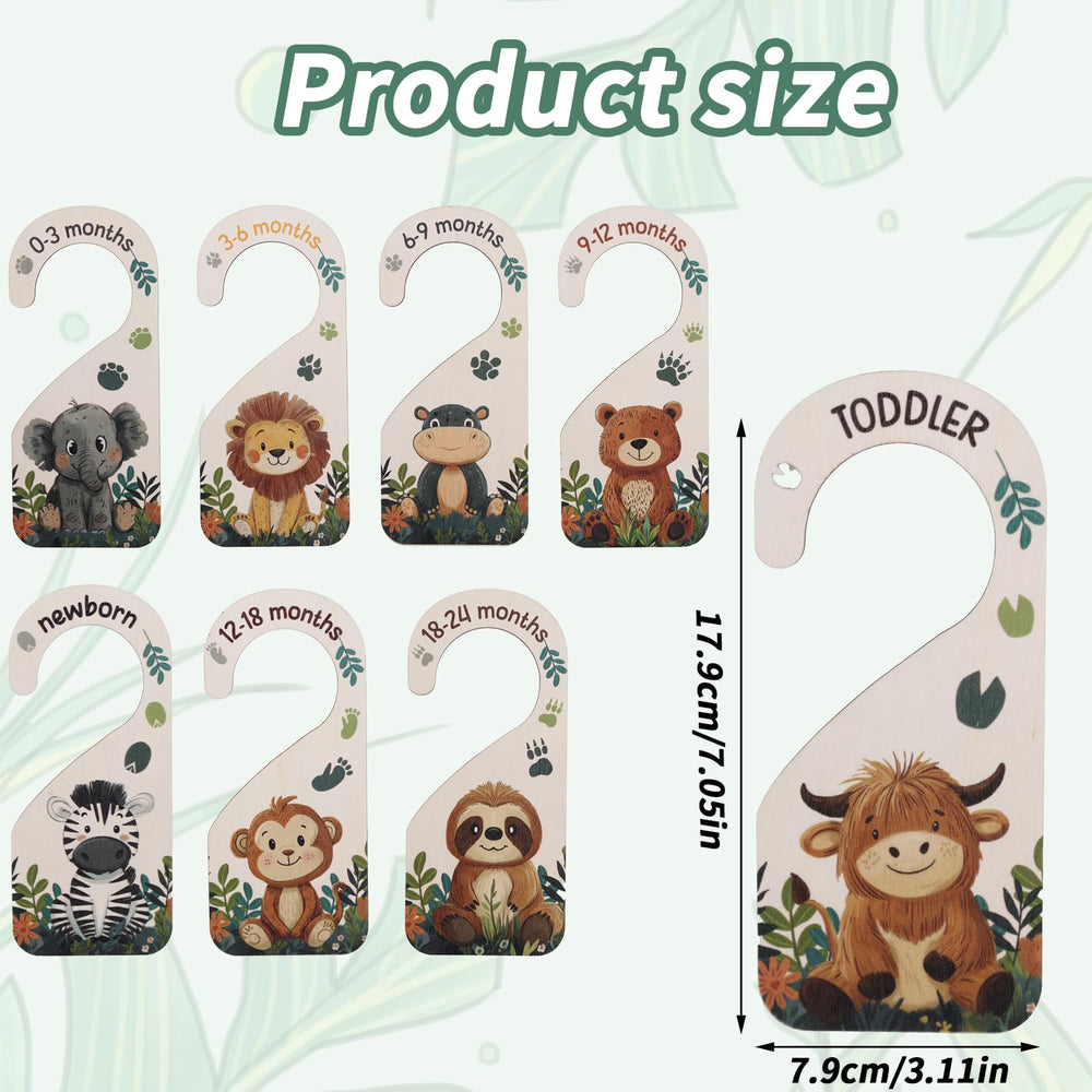 BOXOB newborn to 24 months closet dividers maximize space and quick outfit finding